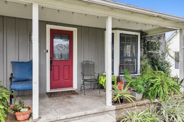 view of entrance to property