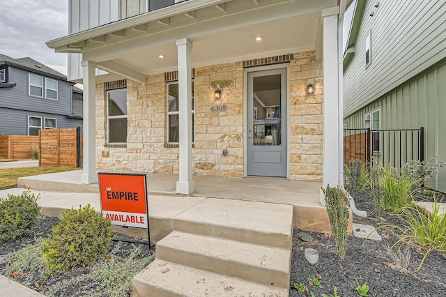 view of entrance to property