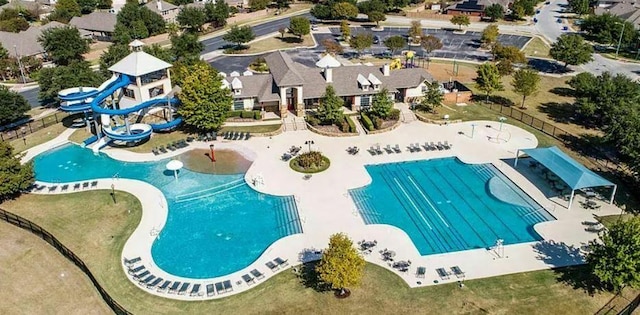 11513 Glen Knoll Dr, Manor, TX 78653 - drone / aerial view of a pool area