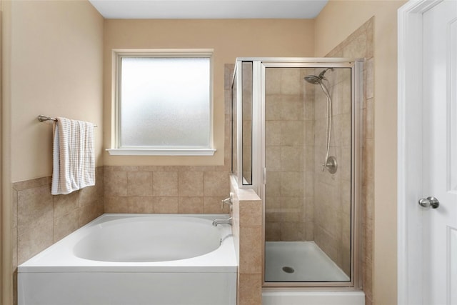 9201 Bentley Garner Ln, Austin, TX 78748 - full bathroom with a stall shower and a bath