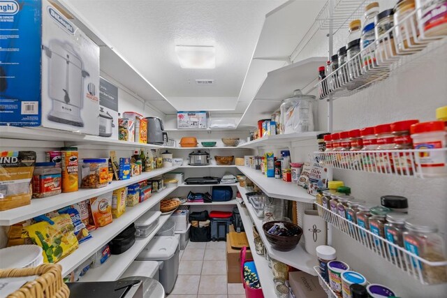 view of pantry