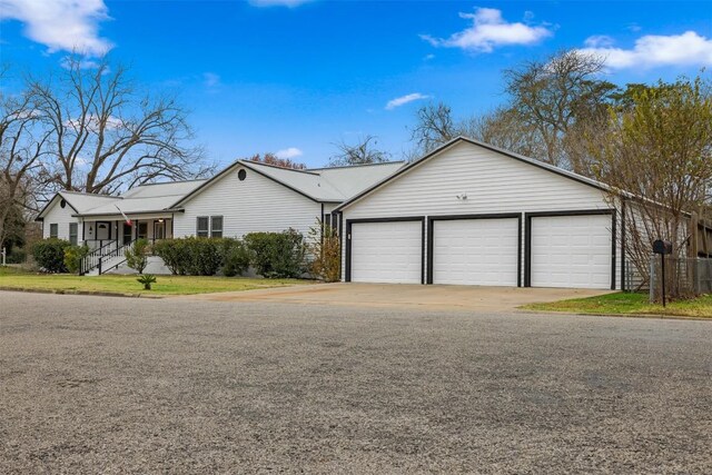 ranch-style house with a garage