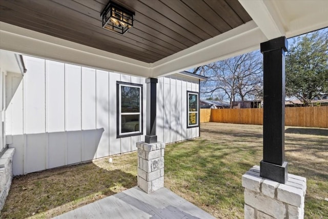 6003 Libyan Dr, Austin, TX 78745 - entrance to property featuring board and batten siding