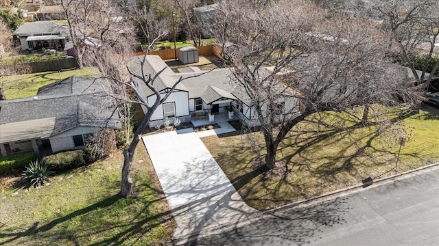 6003 Libyan Dr, Austin, TX 78745 - aerial view of property and surrounding area