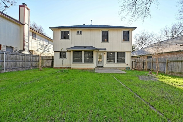 back of house featuring a patio