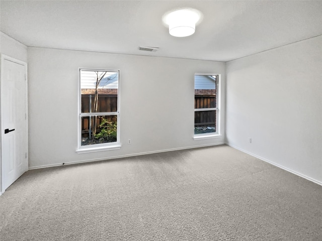 empty room with carpet floors