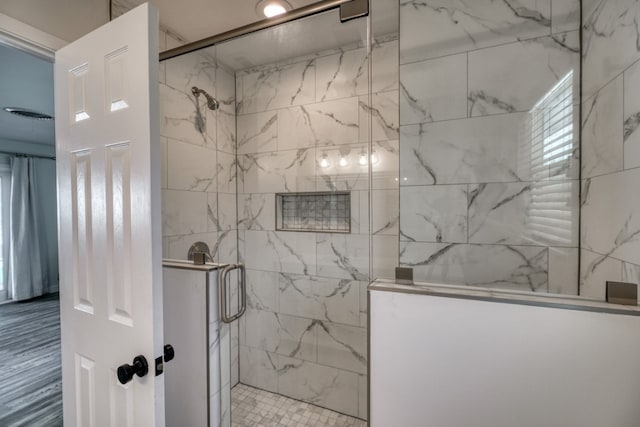 614 E Briarway Dr, Granite Shoals, TX 78654 - full bathroom with a stall shower