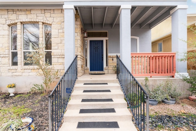 view of entrance to property