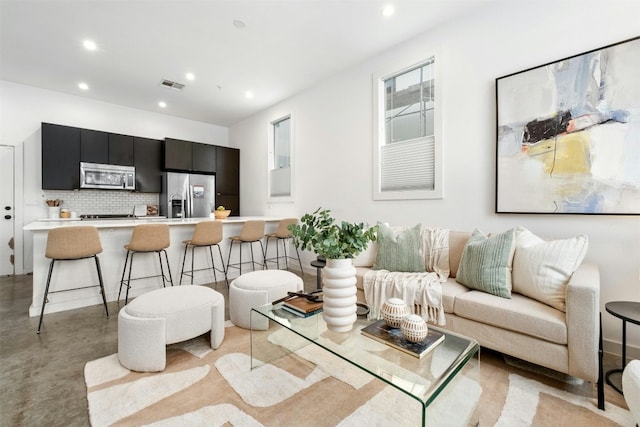 view of living room