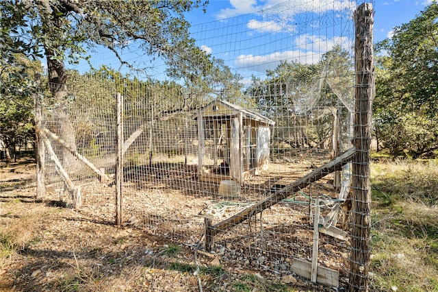 view of outdoor structure