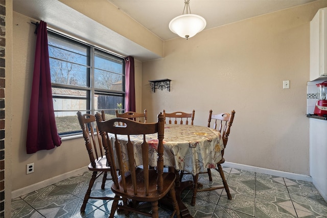 view of dining space