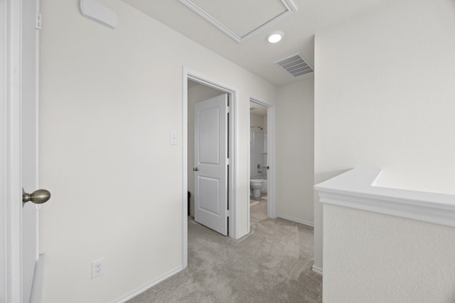 17106 Gibbons Path, Round Rock, TX 78664 - hall featuring light colored carpet and baseboards