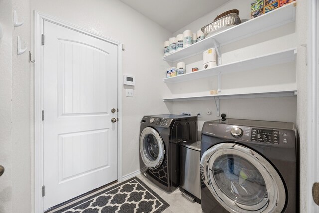 17106 Gibbons Path, Round Rock, TX 78664 - laundry room featuring washing machine and dryer