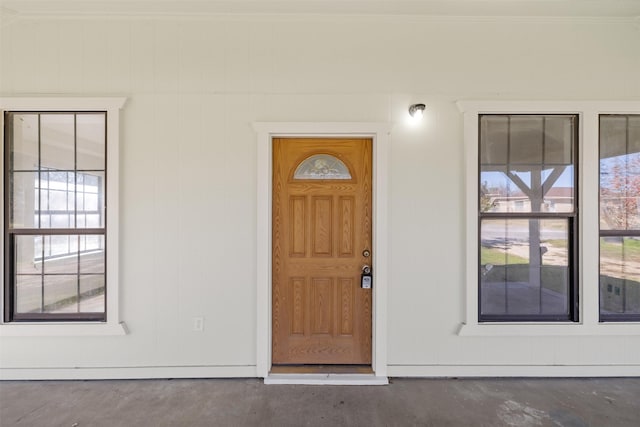 view of property entrance