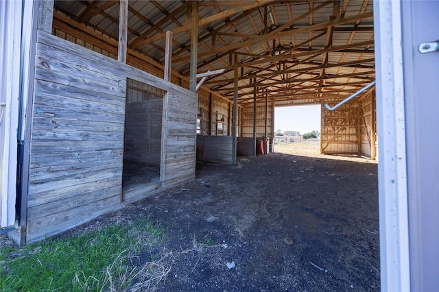 view of stable