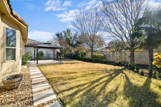 11716 Shadestone Ter, Austin, TX 78732 - view of yard with a gazebo and a patio area