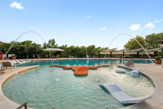11716 Shadestone Ter, Austin, TX 78732 - community pool with a patio