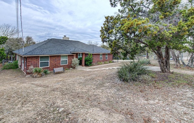 view of ranch-style home