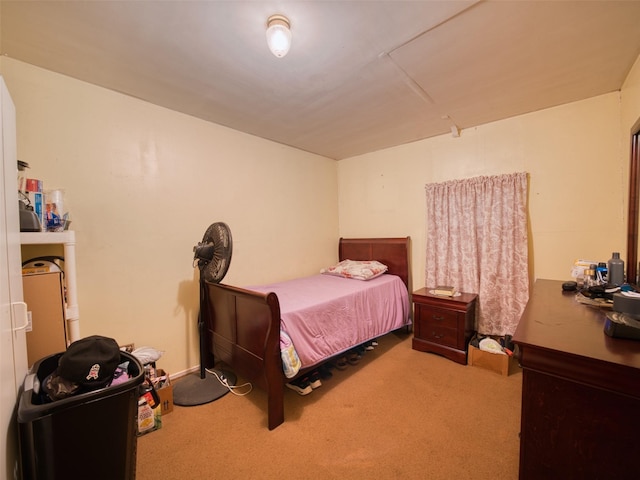 bedroom featuring carpet flooring