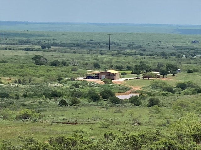 bird's eye view featuring a rural view