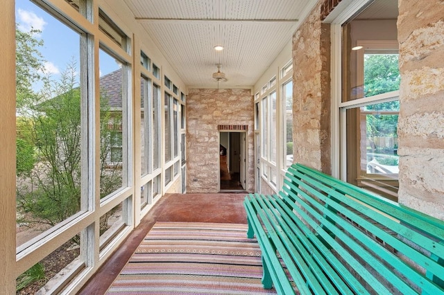 127 Roberts Cir, Georgetown, TX 78633 - view of unfurnished sunroom