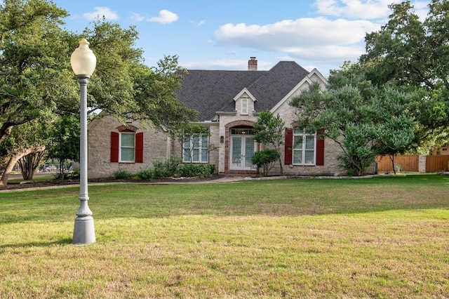 127 Roberts Cir, Georgetown, TX 78633 - view of front of property featuring a chimney and a shingled roof