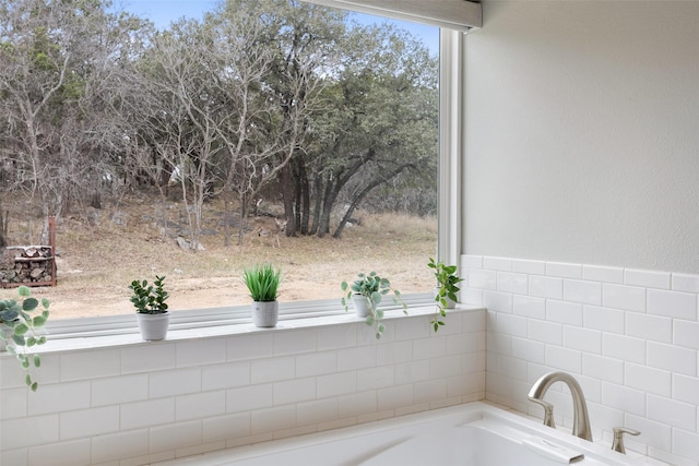 bathroom with a bathtub