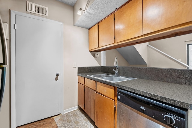 kitchen featuring sink and dishwasher