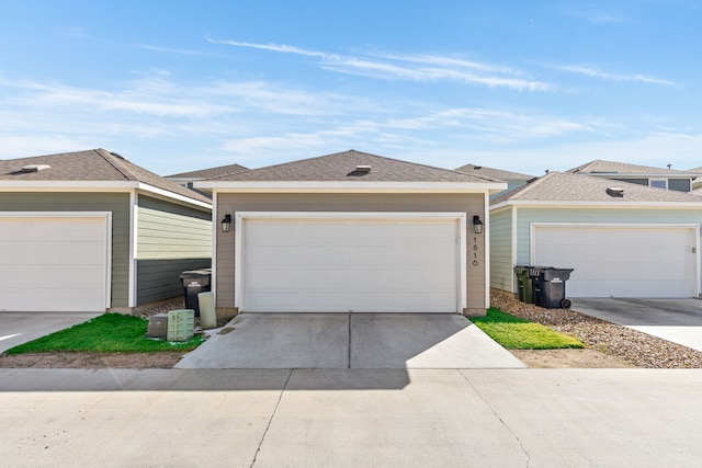 ranch-style house with a garage