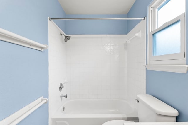 14829 Montoro Dr, Austin, TX 78728 - bathroom featuring toilet and bathing tub / shower combination