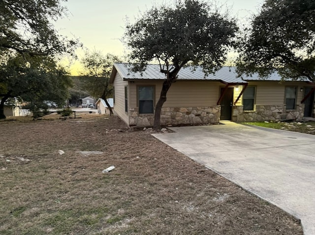 view of front of home