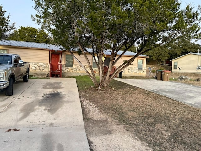 view of ranch-style home