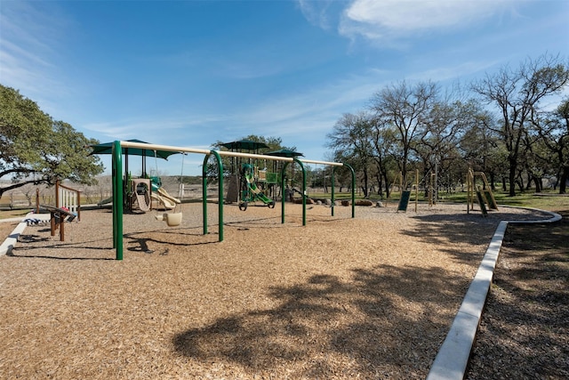 view of communal playground