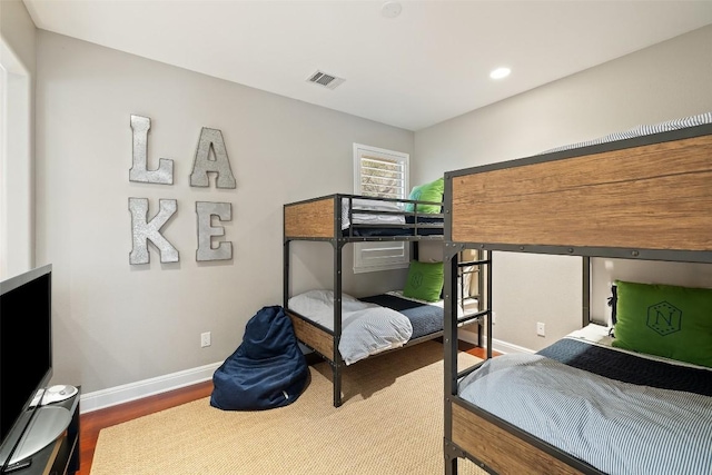 2007 Big Horn Dr, Austin, TX 78734 - bedroom featuring baseboards, wood finished floors, and recessed lighting