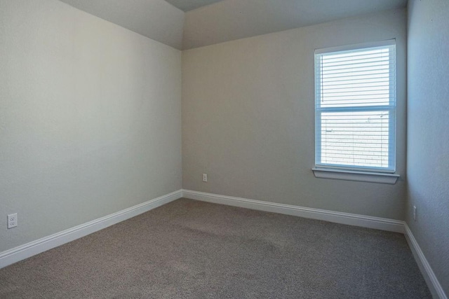 unfurnished room with carpet flooring