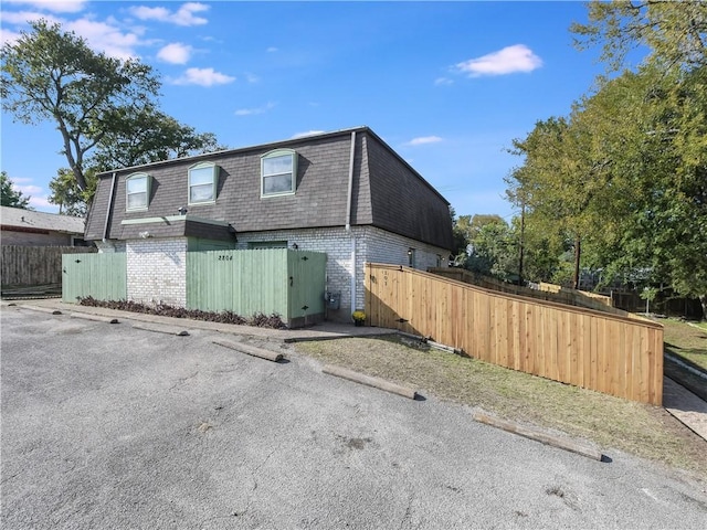 view of rear view of property