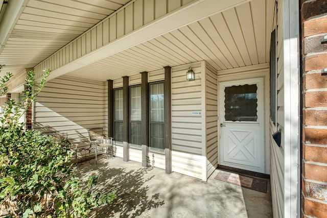 view of entrance to property