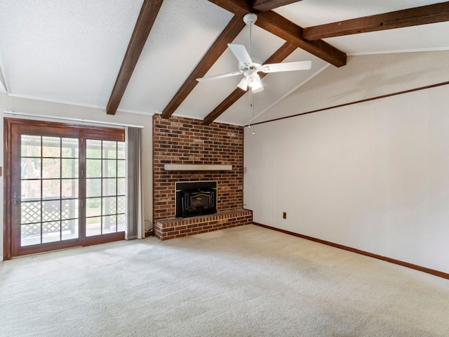 108 Fairlane Dr, Round Rock, TX 78664 - unfurnished living room featuring carpet and a ceiling fan