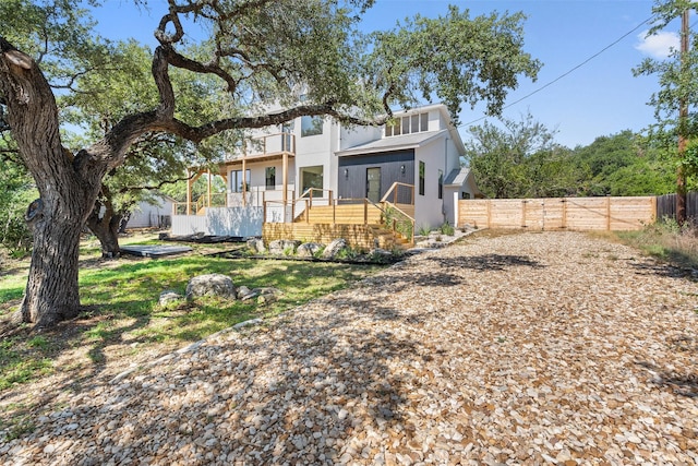 view of rear view of house