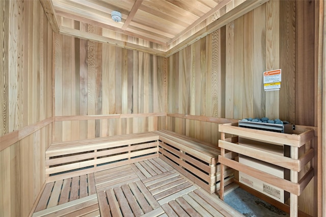 view of sauna / steam room