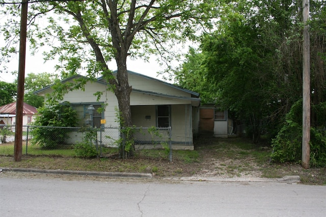 view of front of home