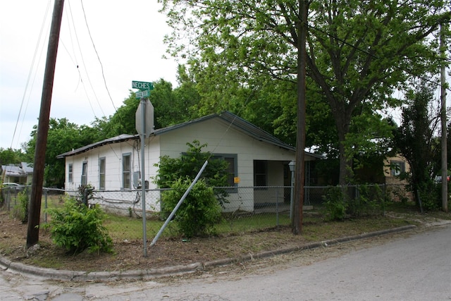 view of side of property