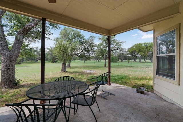 view of patio