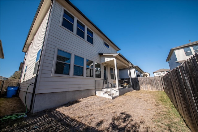 view of rear view of house