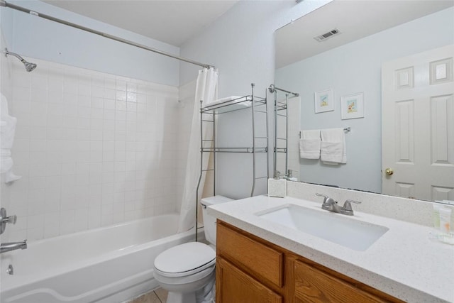 15101 Sweet Caddies Dr, Pflugerville, TX 78660 - bathroom featuring shower / bath combination with curtain, vanity, and toilet