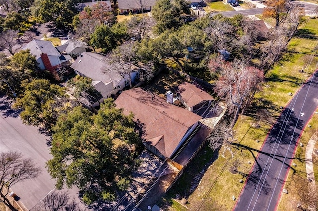 drone / aerial view featuring a residential view