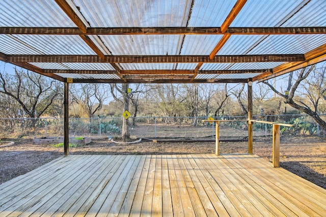 view of deck