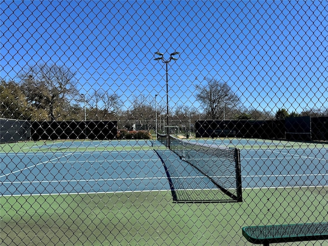 view of sport court