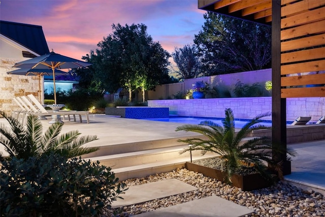 107 Bisset Ct, Austin, TX 78738 - view of swimming pool featuring a patio area and a fenced backyard