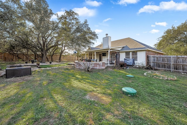 view of yard with a patio